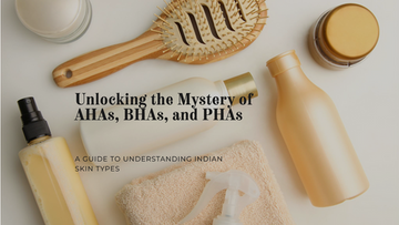 Skincare acids AHAs, BHAs, PHAs for exfoliation and bright skin bentica